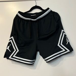 Nike Jordan Black Shorts With Elastic Band